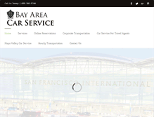 Tablet Screenshot of bayareacarservice.com